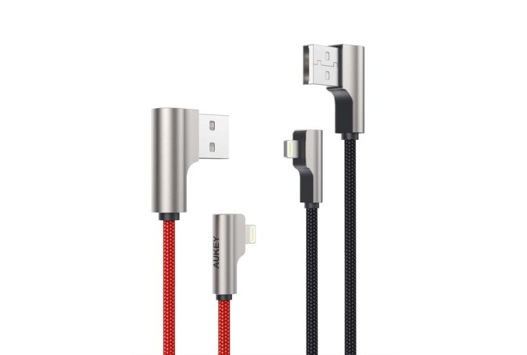 AUKEY Right Angle Lightning Cable-min