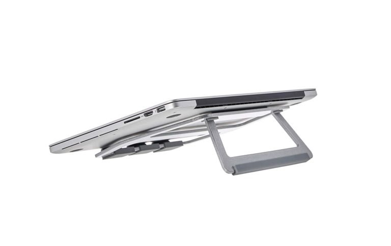 AmazonBasics Aluminum Portable Foldable Laptop Support Stand-min