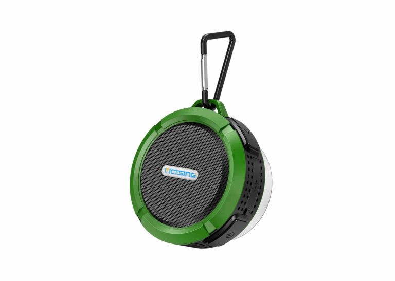 VicTsing Mini Shower Speaker with Loud Stereo Sound-min