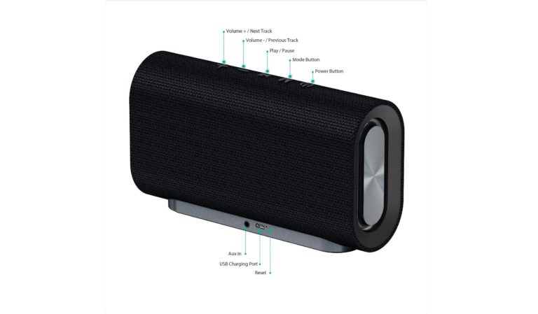 aukey eclipse wireless speaker-min