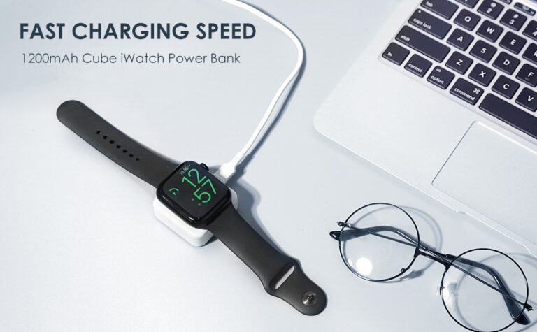 NHCASURUE 1200mAh Apple Watch Power Bank