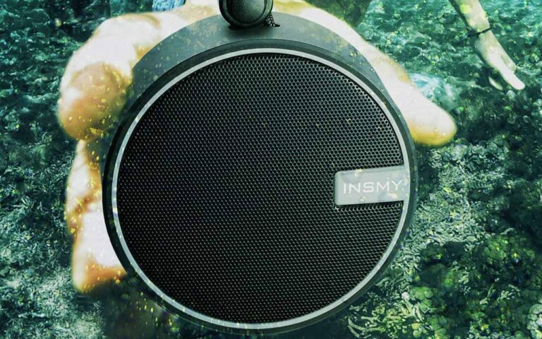 INSMY C12 IPX7 Waterproof Shower Bluetooth Speaker