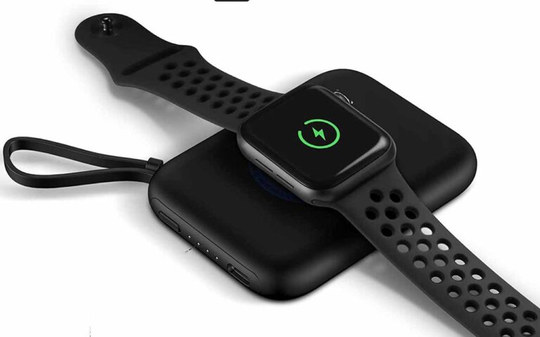 lifeegrn 5000mAh Wireless Apple Watch Power Bank