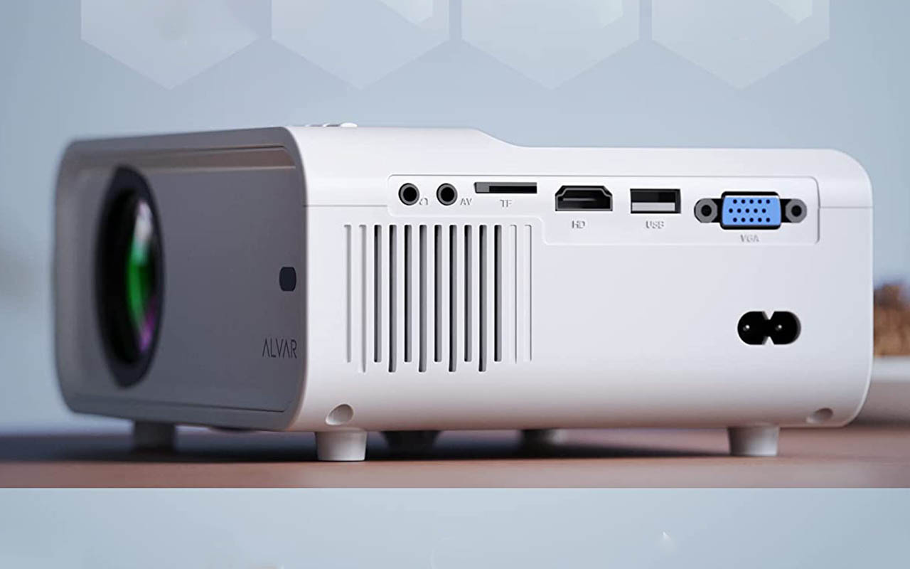 ALVAR Mini Projector with 5G WiFi