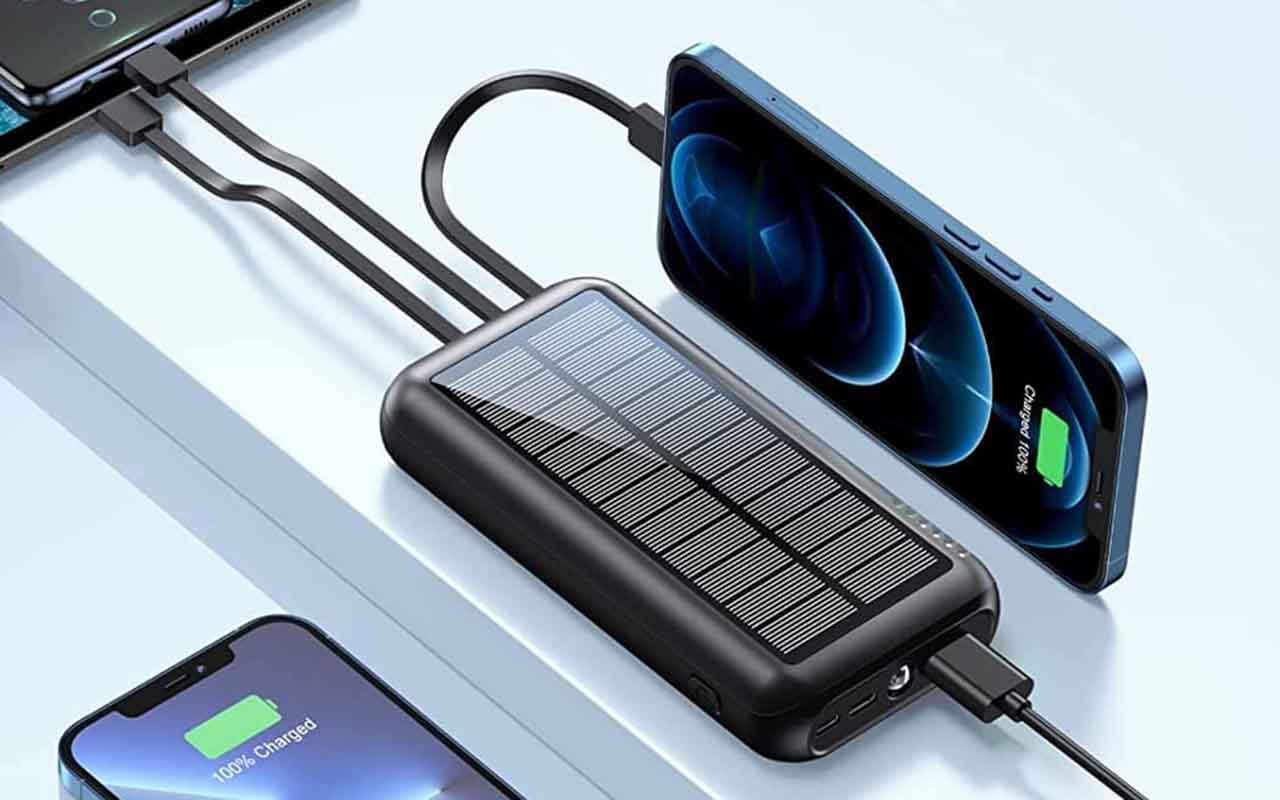 UYAYOHU 40000mAh Solar Power Bank