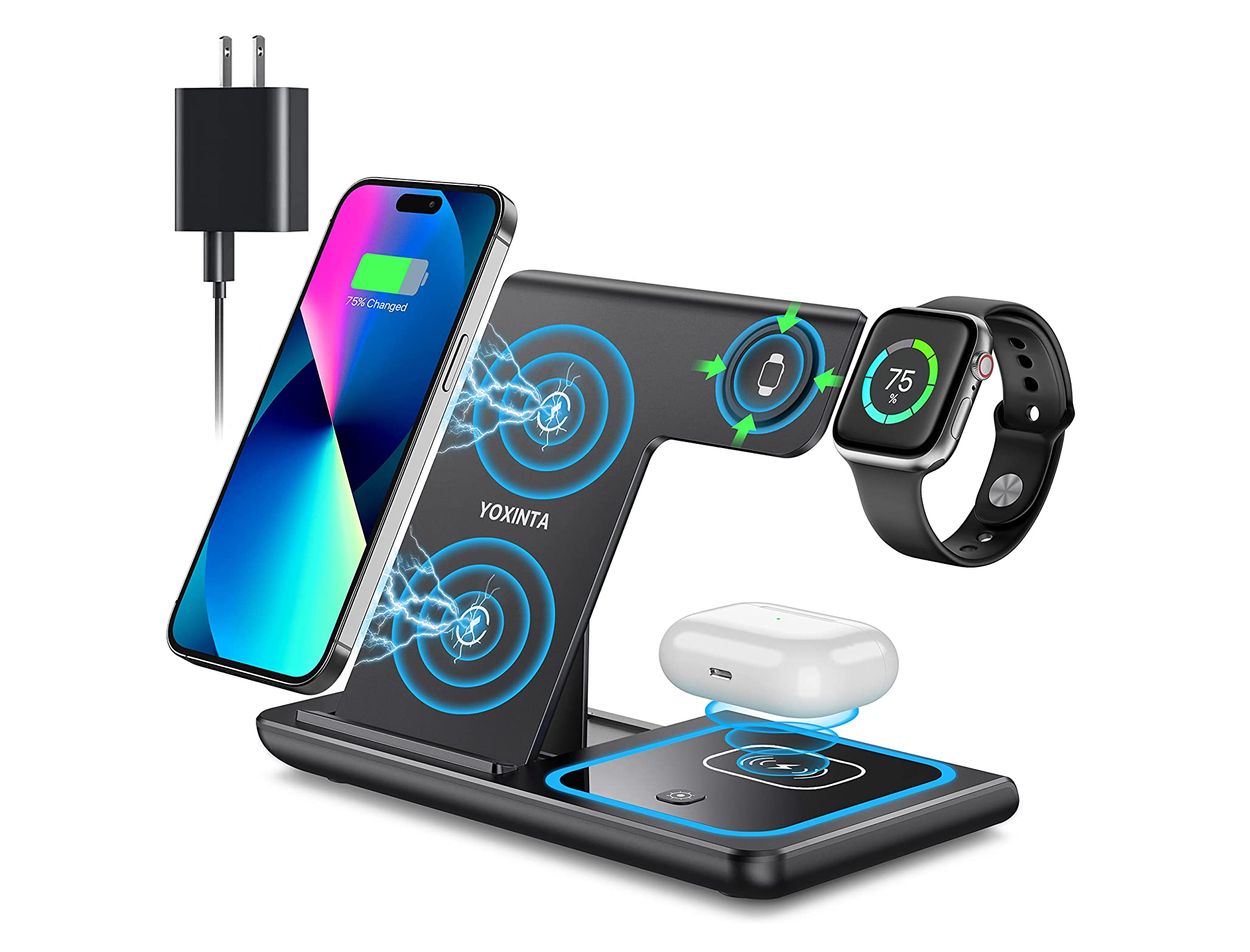 3 in 1 Wireless Charging Station