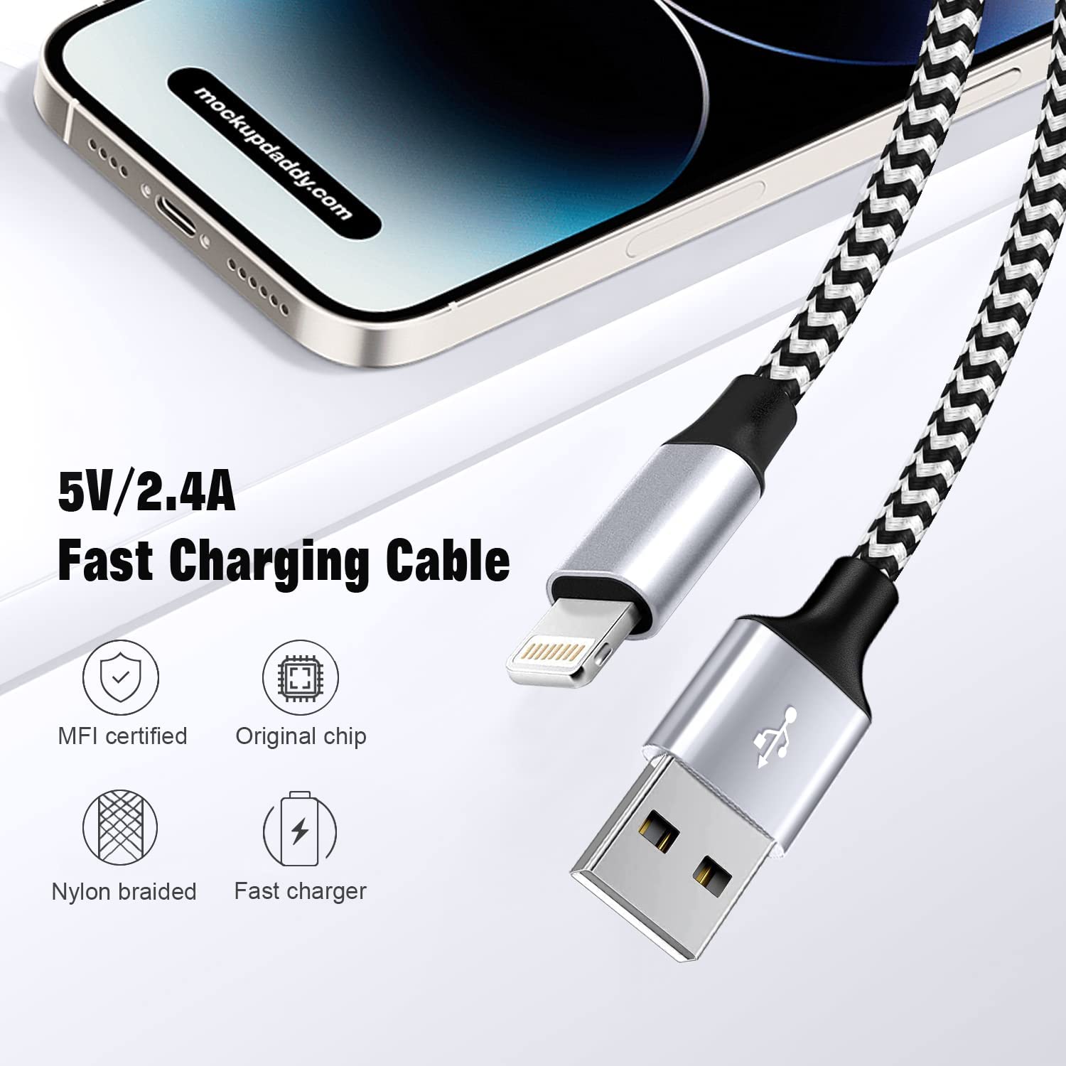 iPhone Charger Cable 3Pack