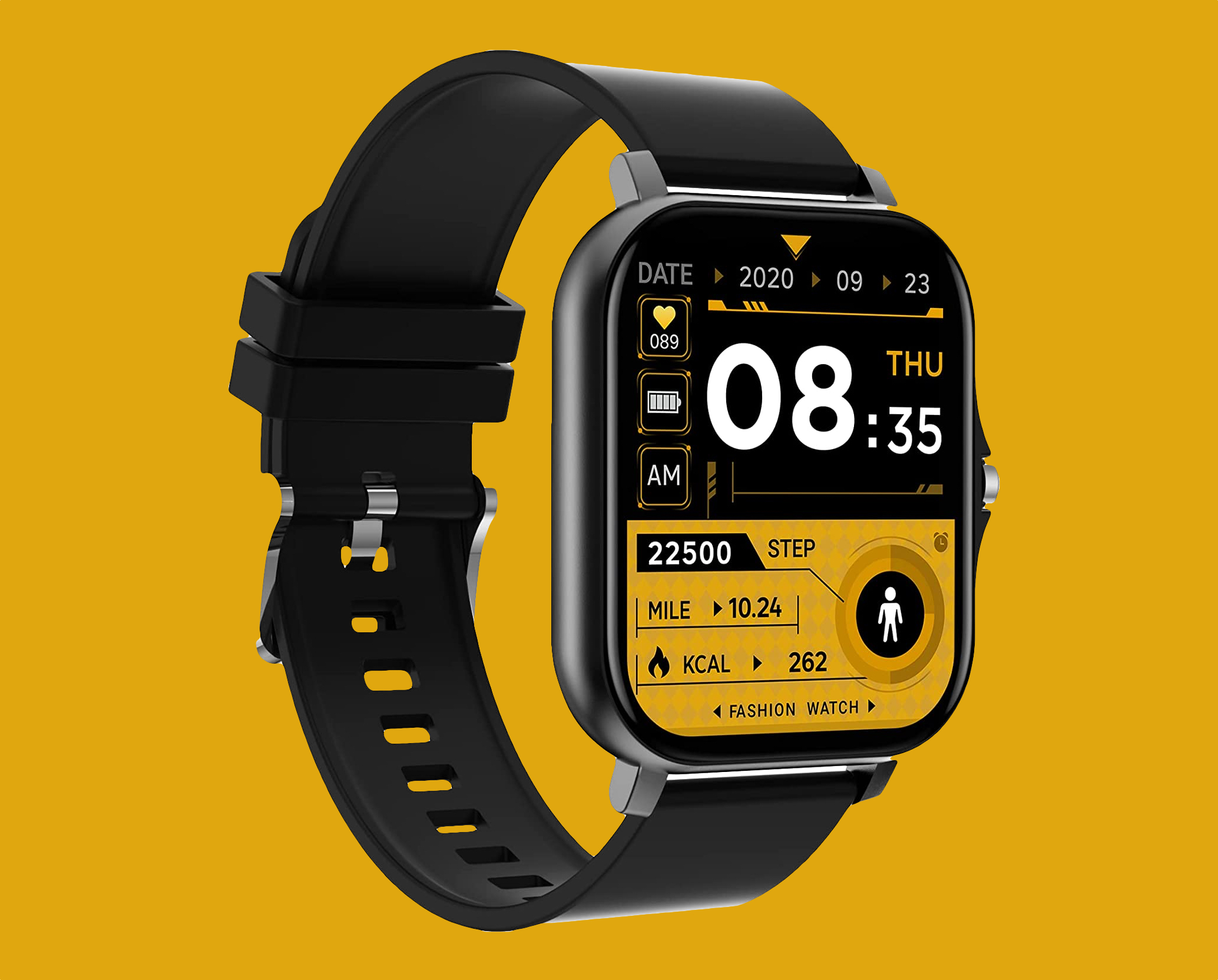 smart watch with heart rate