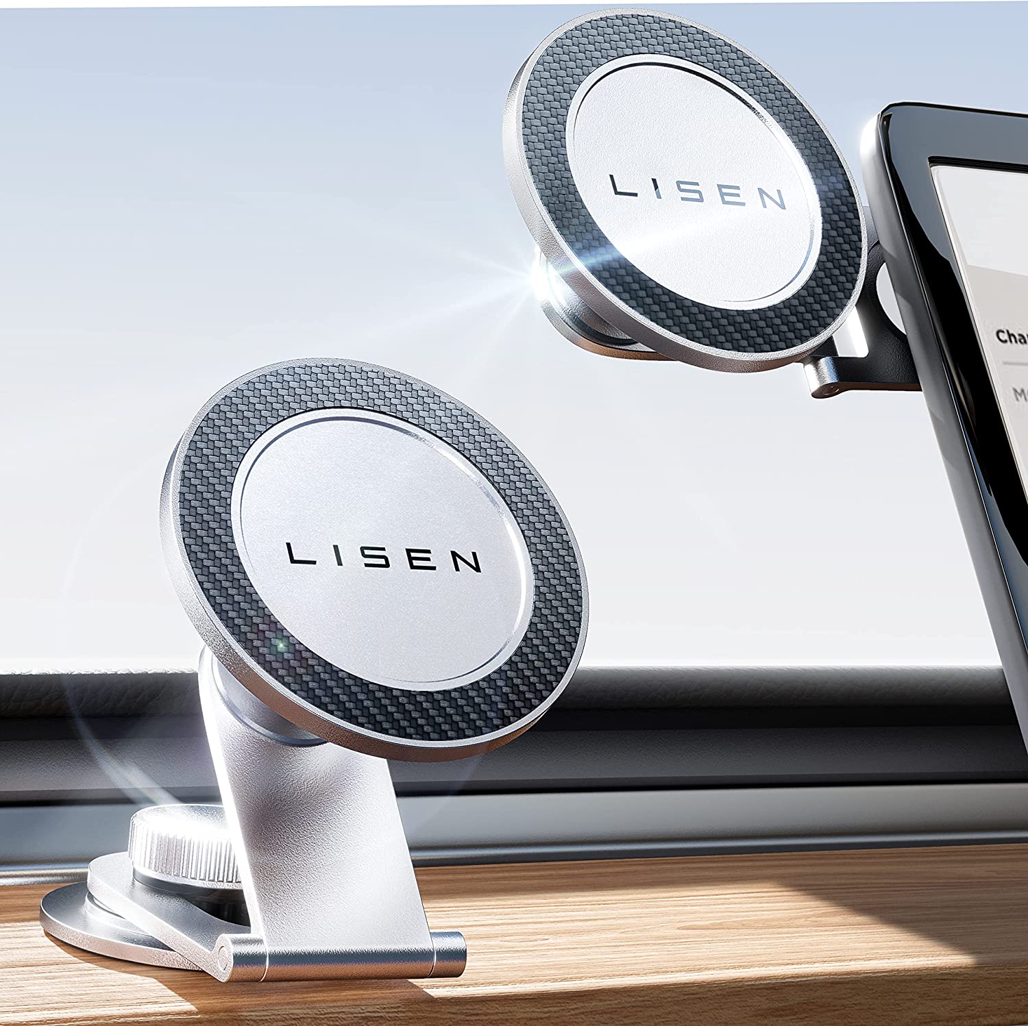 LISEN Tesla Phone Mount Holder