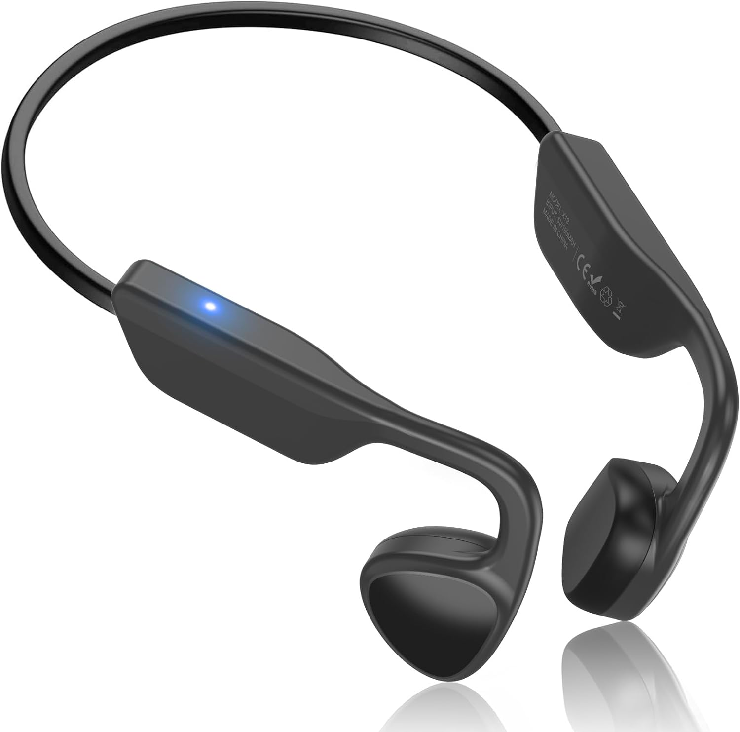 Amazon now sells bone conduction headphones, which use a new technology to send sound through the bones of the head instead of the ear canal. The open-ear design of these headphones lets people 