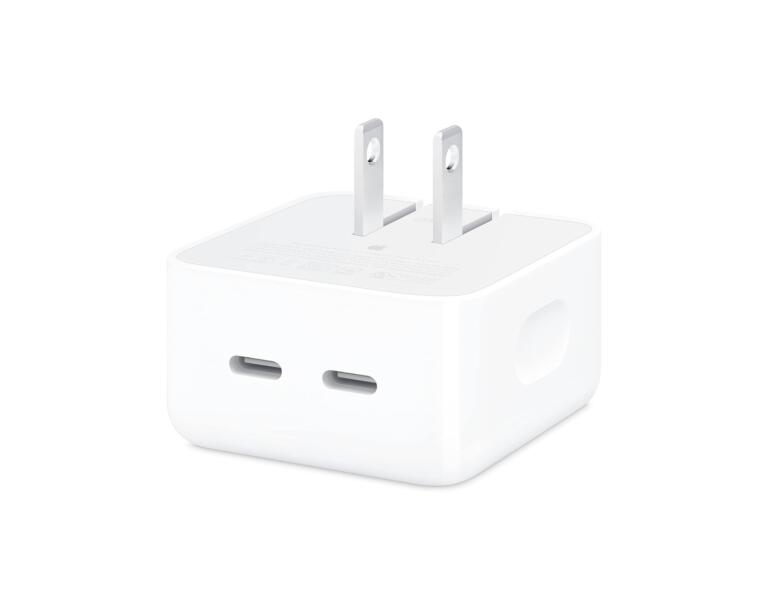 Apple 35W Dual USB-C Port Compact Power Adapter