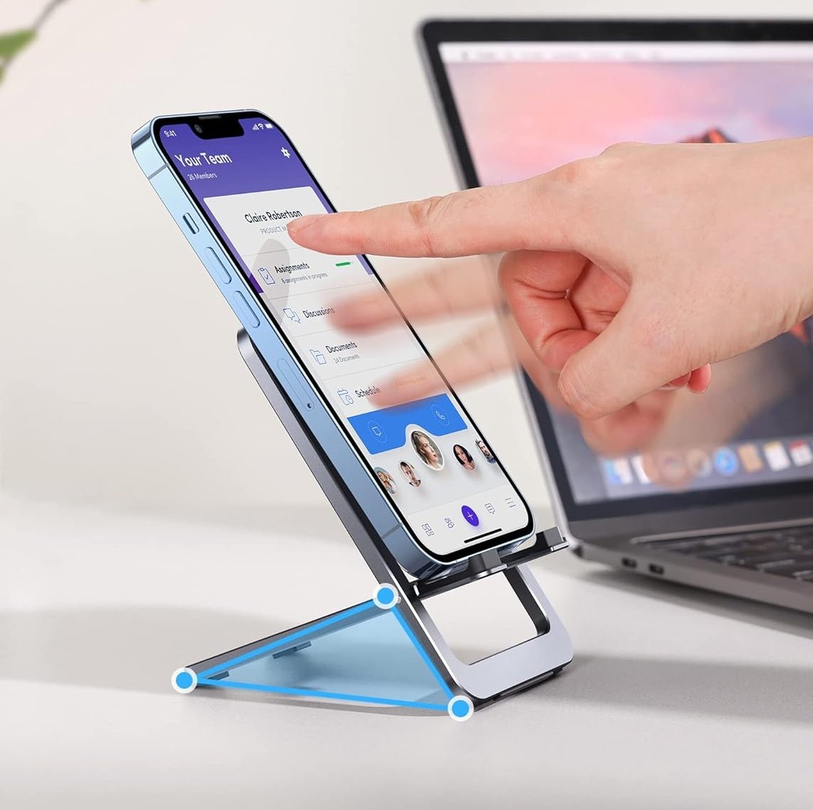 cell-phone-stand-foldable-aluminum-adjustable-travel