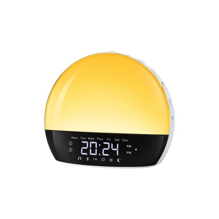 Cabtick Sunrise Alarm Clock, Bluetooth Speaker Sound Machine