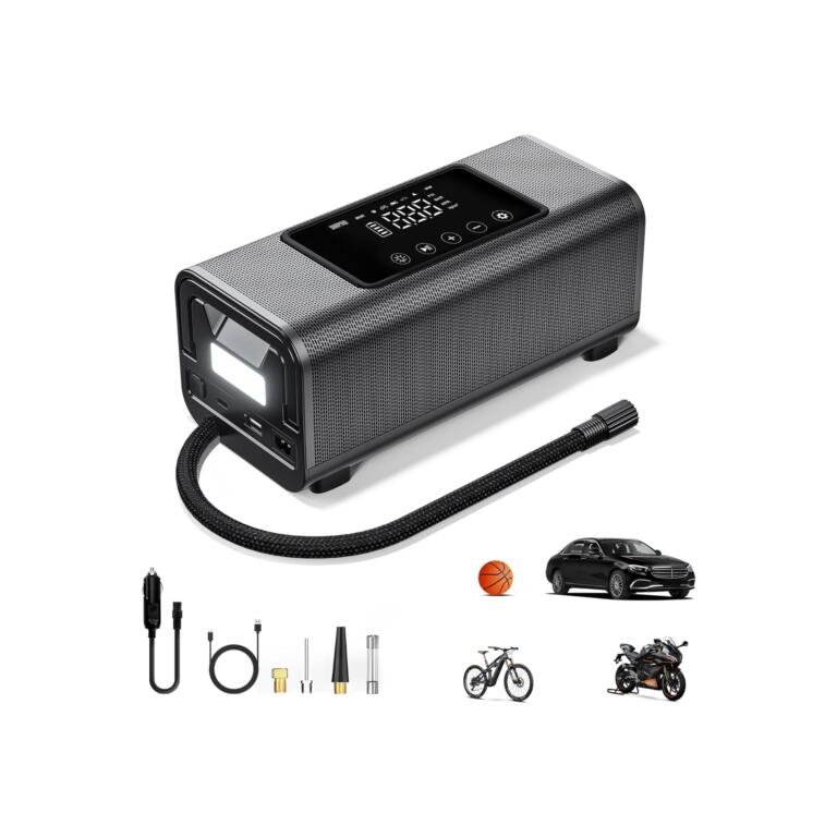 SUNPOW Tire Inflator Portable Air Compressor