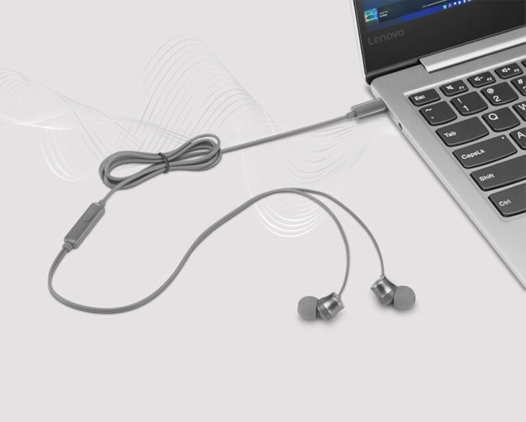 Lenovo - 300 Wired in-Ear USB-C Headphones